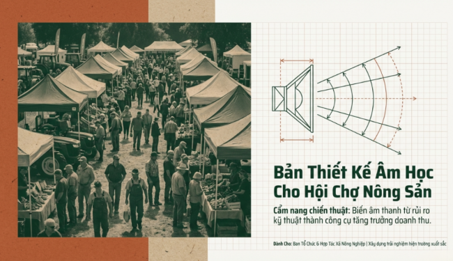 Kinh nghiệm thuê âm thanh ngoài trời cho hội chợ nông sản